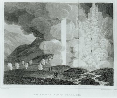 السخان العظيم ستروككر ، أيسلندا ، من أيسلندا: أو مجلة الإقامة في تلك الجزيرة بقلم إيبينيزير هندرسون ، تم نشره عام 1819 (وزن الصورة) بواسطة إبنيزر هندرسون