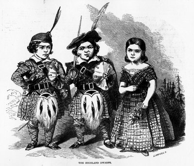The Highland Dwarfs ، نُشر في "أخبار لندن المصورة" ، 30 مايو 1846 بواسطة إبنيزر لانديلز