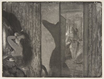 الممثلات في غرف ملابسهن ، 1879-1880. بواسطة إدغار ديغا
