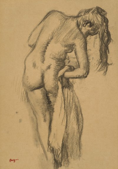 بعد الحمام ، c.1891-92 بواسطة إدغار ديغا