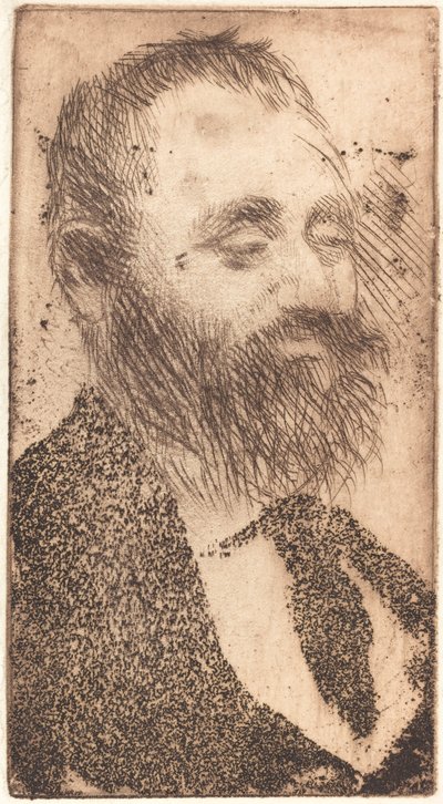 ألفونس هيرش 1875. بواسطة إدغار ديغا