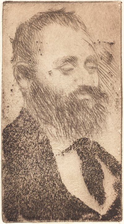 ألفونس هيرش 1875. بواسطة إدغار ديغا