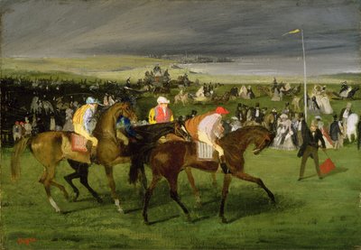 في السباقات: البداية ، c.1860-62 بواسطة إدغار ديغا