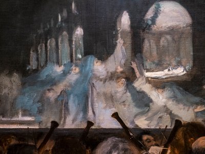 باليه روبرت الشيطان (تفصيل). 1876. زيت على قماش. بواسطة إدغار ديغا
