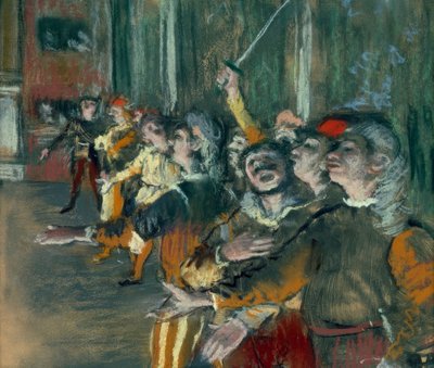وقال Choristers الإضافات بواسطة إدغار ديغا