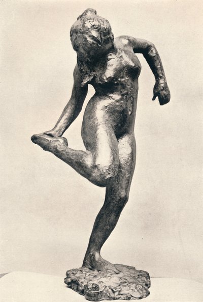 راقصة تبحث في قدمها اليمنى ، c1900 بواسطة إدغار ديغا
