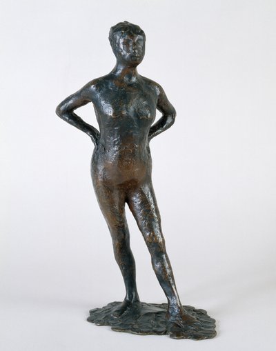 راقصة عند الراحة 1892-95 (برونزية) بواسطة Edgar Degas