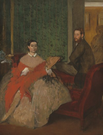 ادموندو وتريز موربيلي ، ج. 1865. بواسطة إدغار ديغا