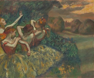 أربعة راقصين ، ج. 1899. بواسطة إدغار ديغا