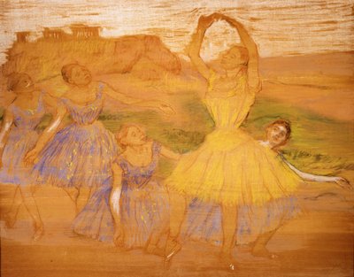 مجموعة الراقصين ، c959-1897 بواسطة إدغار ديغا