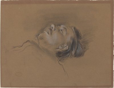 رئيس دراسة Fallen Jockey للمشهد من Steeplechase: The Fallen Jockey ، ج. 1866. بواسطة إدغار ديغا
