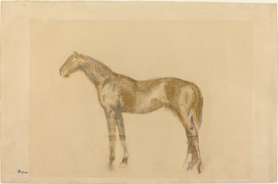 الحصان ، ج. 1890. بواسطة إدغار ديغا