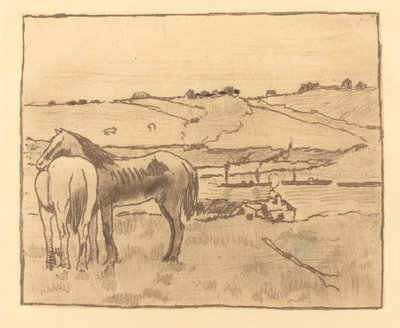 الخيول في مرج الخيول في المرج ، 18911892. بواسطة إدغار ديغا