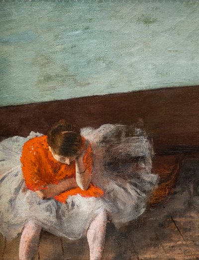 La Lecon de danse (غرفة التكرار) (تفاصيل). حوالي عام 1879. زيت على قماش. بواسطة إدغار ديغا