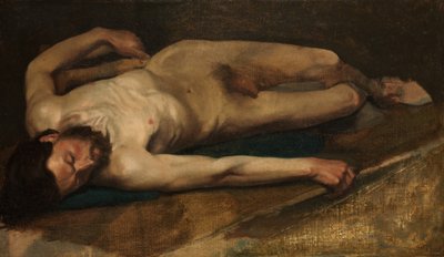 ذكر عاري ، 1856. بواسطة Edgar Degas