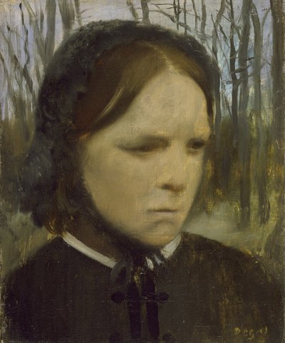 صورة لإستيل بلفور ، 1863-1865 بواسطة إدغار ديغا