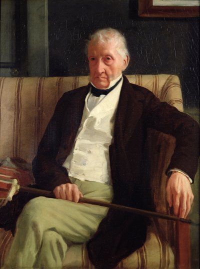 صورة لهيلير ديغاس (1770-1858) ، جد الفنان ، 1857 بواسطة إدغار ديغا