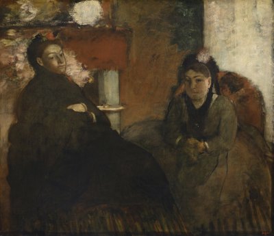 صورة السيدة ليسلي و السيدة لوبنز ، 1866-1870 بواسطة إدغار ديغا