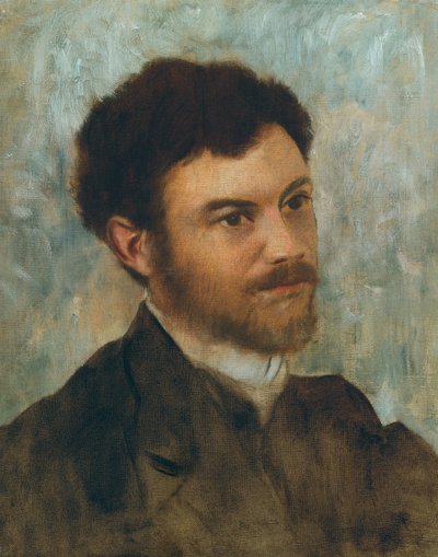 صورة لرجل ؛ صورة لرجل ، c.1868-1872 بواسطة إدغار ديغا