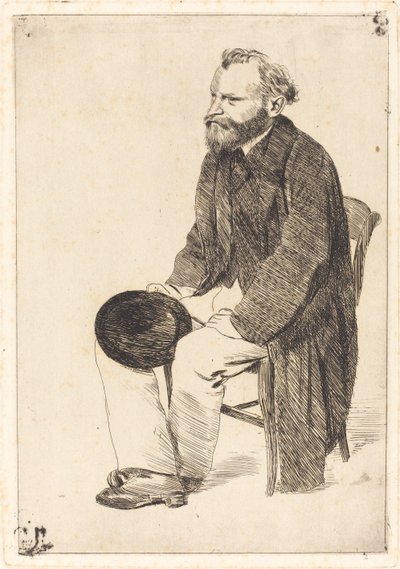 صورة للفنان إدوارد مانيه 1832-1883 بواسطة إدغار ديغا
