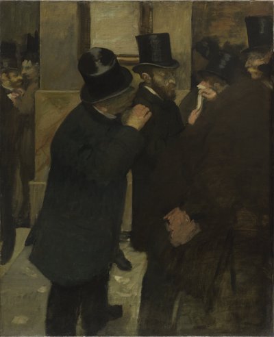 صور في البورصة 1878-1879 بواسطة إدغار ديغا