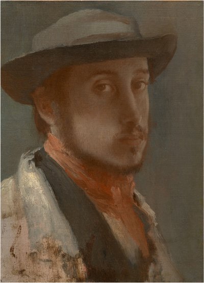 صورة الذات ، ج. 1858 بواسطة إدغار ديغا