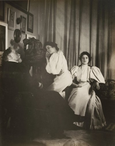[صورة شخصية مع كريستين وإيفون ليرول] ، ربما 1895-96. بواسطة إدغار ديغا