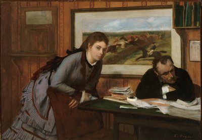 Sulking ، كاليفورنيا. 1870. بواسطة إدغار ديغا