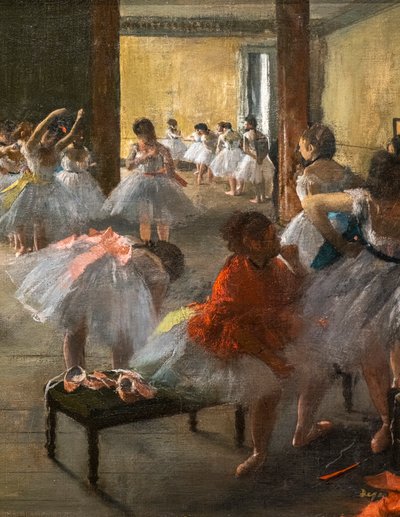 فصل الرقص (تفصيل). 1873. زيت على قماش. بواسطة إدغار ديغا