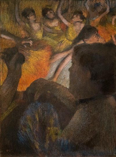 المخدع. 1885. باستيل على ورق. بواسطة إدغار ديغا