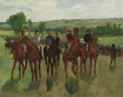 الراكبون ، ج .1885 بواسطة إدغار ديغا