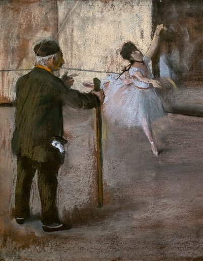 رقصة الرقص (تفصيل). حوالي عام 1876. باستيل على ورق لاصق على ورق مقوى. بواسطة إدغار ديغا