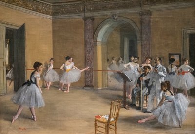 رقصة الرقص. 1872. زيت على قماش. بواسطة إدغار ديغا
