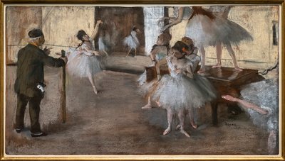 رقصة الرقص. حوالي عام 1876. باستيل على ورق لاصق على ورق مقوى. بواسطة إدغار ديغا