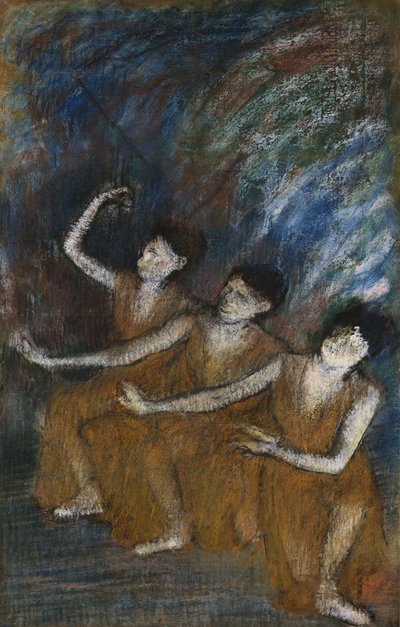 ثلاثة راقصين ، ج .1895-98 بواسطة إدغار ديغا