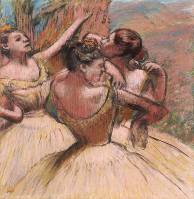ثلاثة راقصين ، ج .1899 بواسطة إدغار ديغا