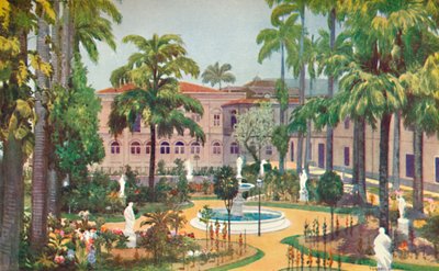 حديقة قصر إيتاماراتي - وزارة الخارجية ، 1914 بواسطة Edgar L. Pattison