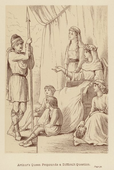 ملكة آرثر تقترح سؤالاً صعباً (ليثو) بواسطة 