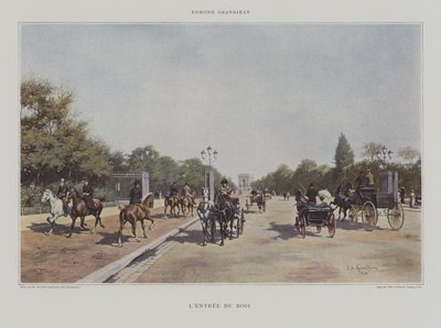 LEntree du Bois (مدخل Bois de Boulogne) بواسطة إدموند جورج جراندجين