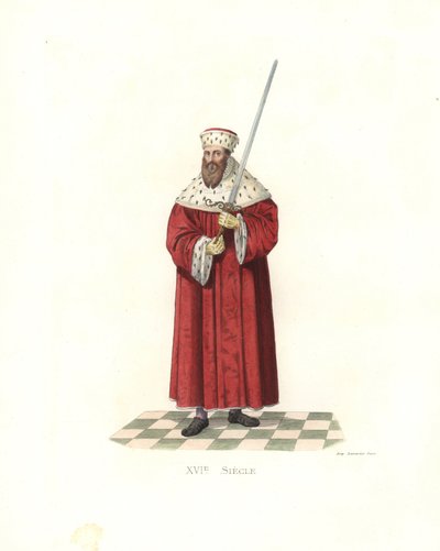 موريس الشجاع ، ناخب ساكسونيا (1521-1553) بواسطة ادمون ليتشيفالييه شيفينارد
