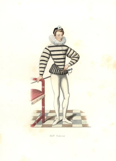 Portrait of Saint-Megrin, France بواسطة ادمون ليتشيفالييه شيفينارد