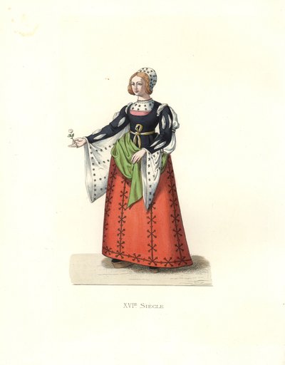 Woman from Castile, Spain بواسطة ادمون ليتشيفالييه شيفينارد