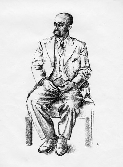 بيدجيروند تيكل هوارياتي ، رجل دولة إثيوبي ، 1935 بواسطة إدموند كزافييه كاب