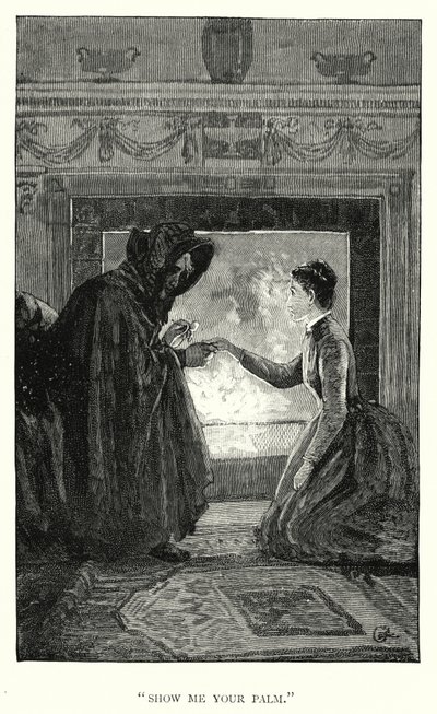 Illustration for Jane Eyre by Charlotte Bronte (engraving) بواسطة إدموند هنري جاريت