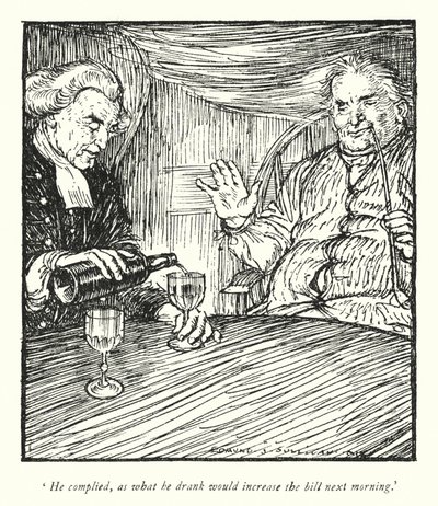 Illustration for The Vicar of Wakefield by Oliver Goldsmith (litho) بواسطة ادموند جوزيف سوليفان