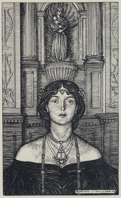 تينيسون ، رسم توضيحي لحلم المرأة العادلة والقصائد الأخرى بواسطة ادموند جوزيف بعد سوليفان