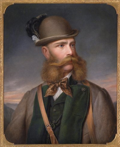 صورة فرانز جوزيف الأول من النمسا في فستان الصيد ، 1877 بواسطة إدموند ماهلكنخت