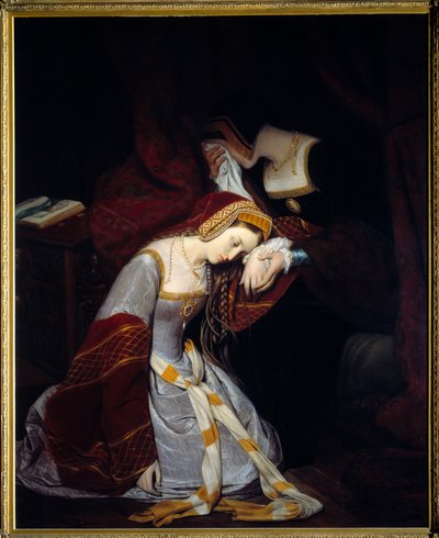 آن بولين في برج لندن (1536) بواسطة إدوارد (1799-1877) سيبوت