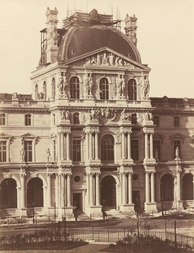 منظر لمتحف اللوفر ، 1855-1857. بواسطة إدوارد بالدوس