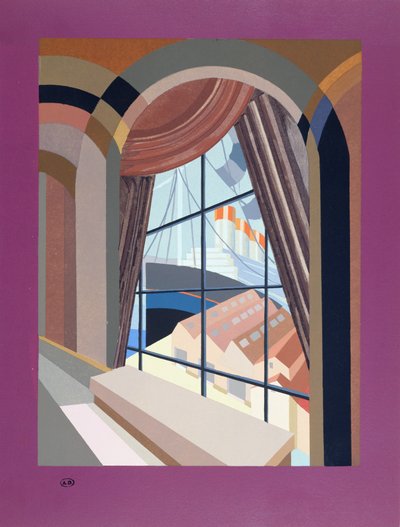 تصميم ورق الحائط ، من "ريلايس" ، نُشر عام 1930 بواسطة إدوارد بنديكتوس